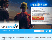 Tablet Screenshot of campinfinity.com